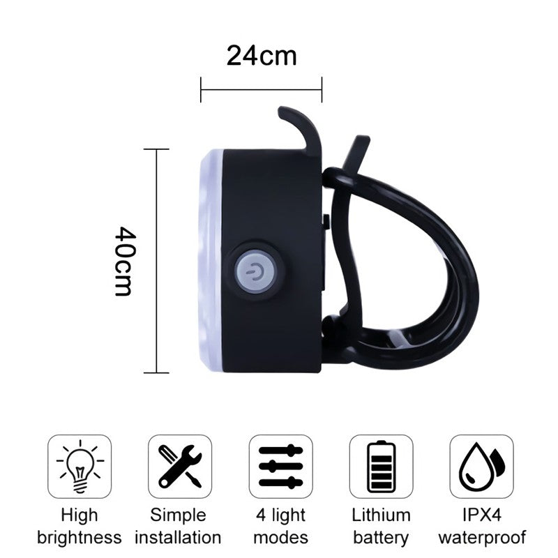 BUCKLOS Bike Lighting Front and Rear Lights Bicycle Lamp Led Cycling Light Bike Flashlight for Bicycle Front Taillight Lantern