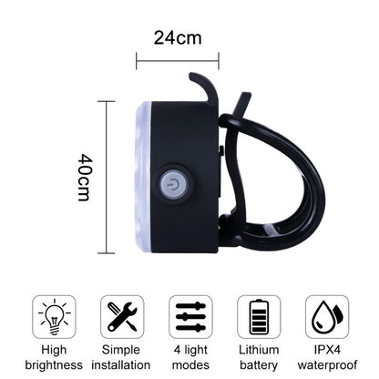 BUCKLOS Bike Lighting Front and Rear Lights Bicycle Lamp Led Cycling Light Bike Flashlight for Bicycle Front Taillight Lantern