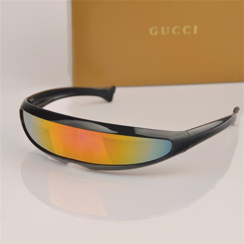 X-men Individuality Cycling Sunglasses for Men Mercury Lens Laser Glasses Travel Windproof Women's Sunglasses Robots Eyewear