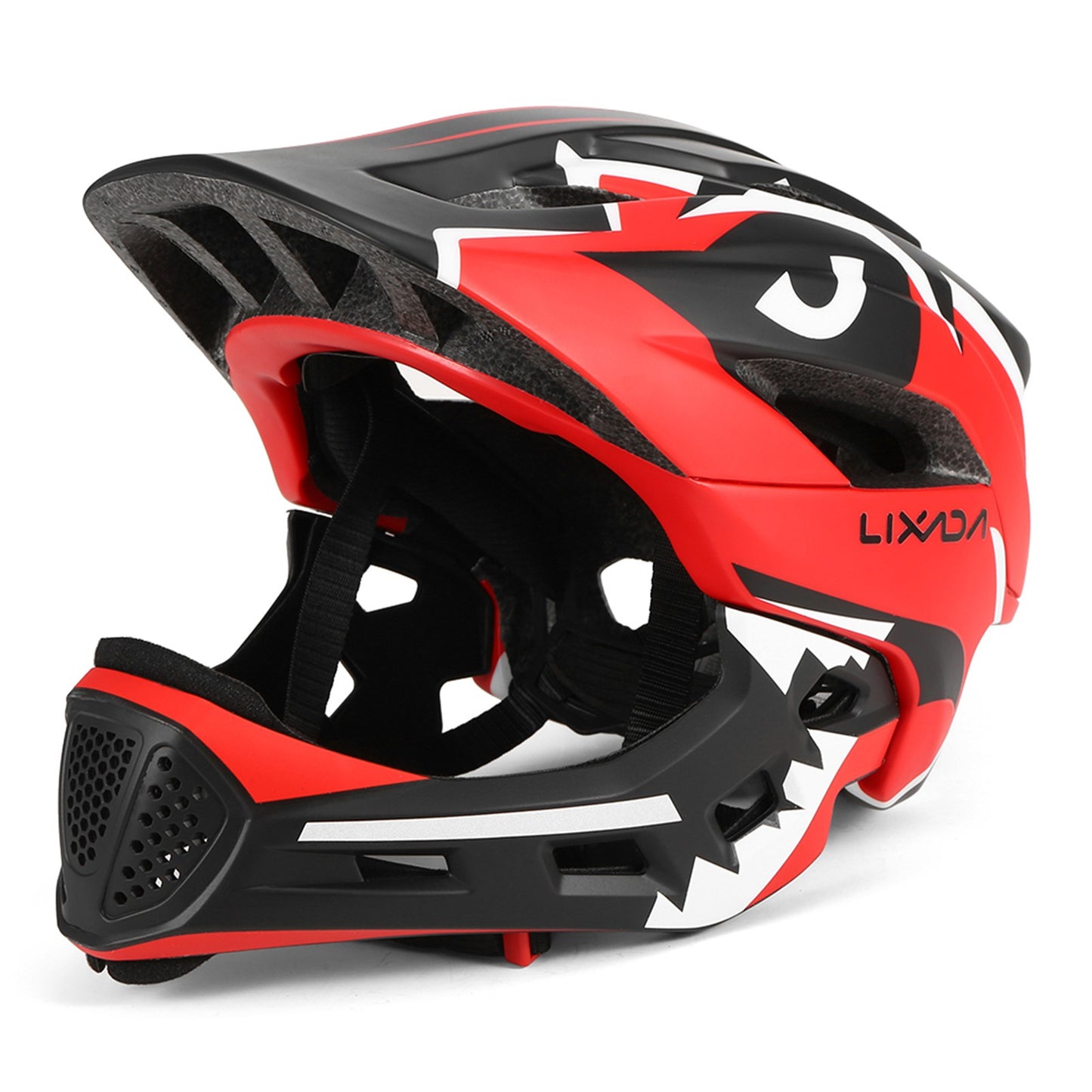 Capacete de bicicleta Lixada infantil destacável de rosto inteiro Capacete infantil esportivo para ciclismo mtb motocicleta skate patins