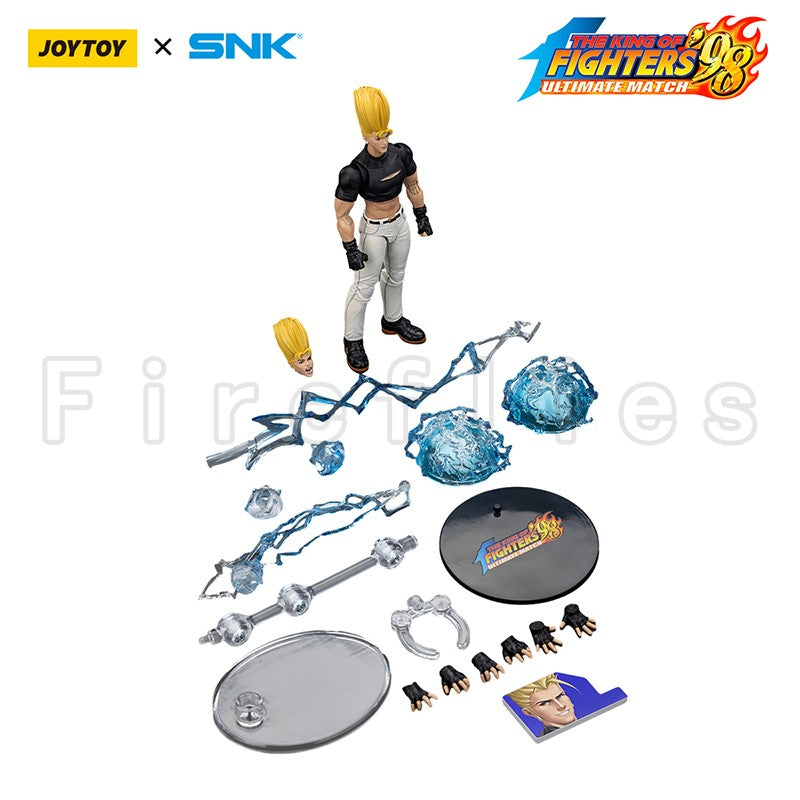 1/18 JOYTOY Action Figure SNK KOF 98UM Hero Team Kyo Kusanagi Goro Daimon Benimaru Nikaido Anime Model Toy