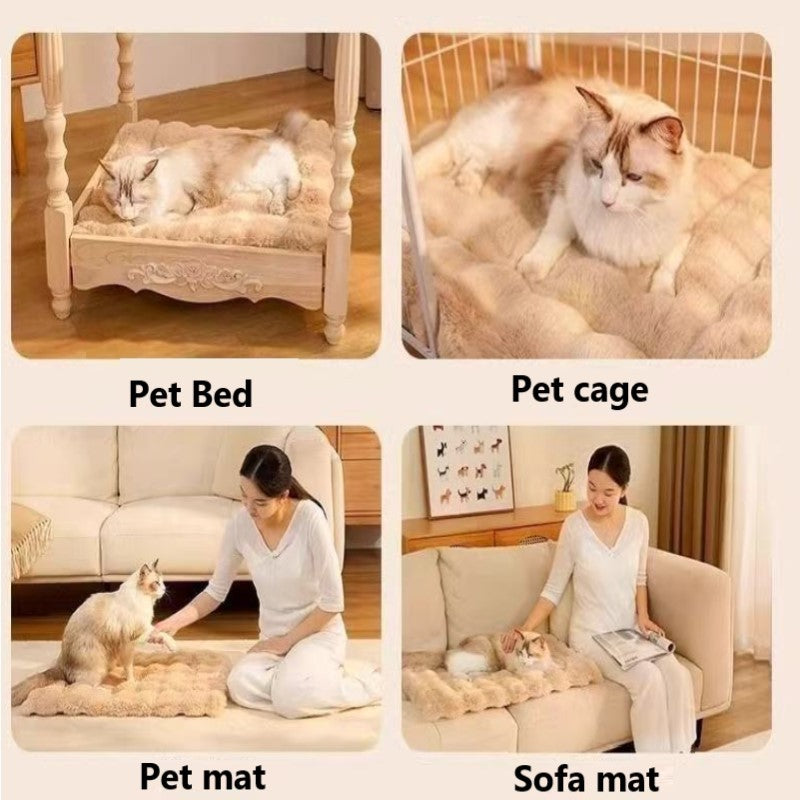 Tapete Pet Ultra Macio Manta Quentinha para Cães e Gatos Cama para Sofá Almofada Ultra Confortável Tapete Cobertor para Gatos e Cães Tapete para Dormir
