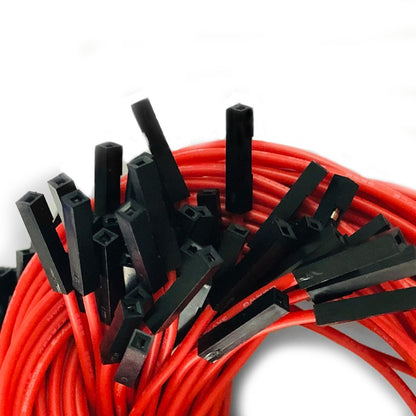 20PCS Color High-end 1P 22awg Soft silicone cable dupont wire cable Male/female 10/20/30cm for Arduino computer fan