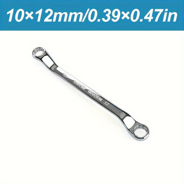 1pc Chrome Vanadium Steel Dual Head Dual-purpose Plum Wrench Auto Repair Wrench Tool Eye Wrench Repair Hardware Tool Plum Wrench
