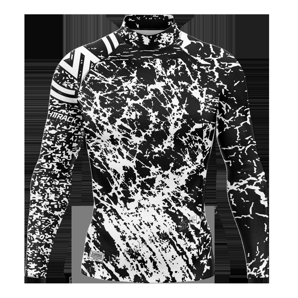 Men's Rashguard Long Sleeve Surfing Shirts Sunscreen Lycra Fabric Surf Sweatshirt UV Protection RightTrack Swimwear