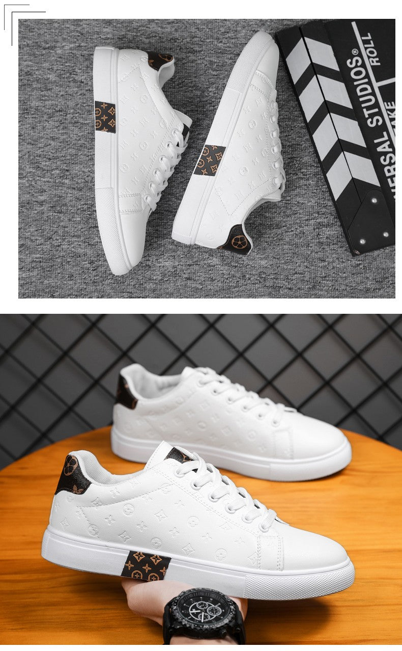 Brand Men Leather High-Top Skateboarding Shoes Men's Sneakers Male Flats Non-Slip Sport Shoes Zapatillas Hombre Mens Footwear