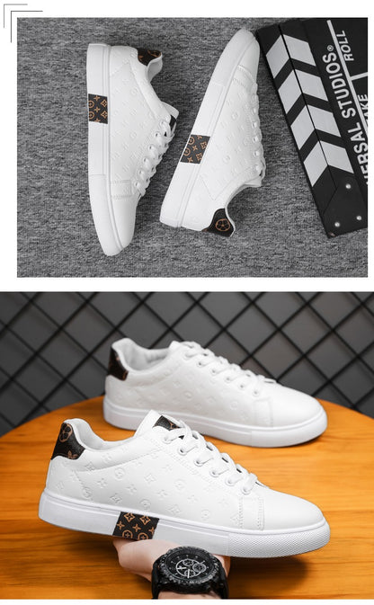 Brand Men Leather High-Top Skateboarding Shoes Men's Sneakers Male Flats Non-Slip Sport Shoes Zapatillas Hombre Mens Footwear