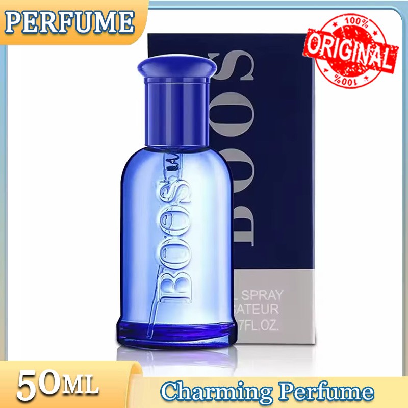 Perfume Masculino 50ML Autoconfiança Colônia Perfume Atomizador Tentação Fresca Cavalheiro Parfum Fragrância Masculina Colônia Mais Vendida