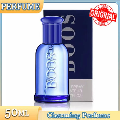 Perfume Masculino 50ML Autoconfiança Colônia Perfume Atomizador Tentação Fresca Cavalheiro Parfum Fragrância Masculina Colônia Mais Vendida