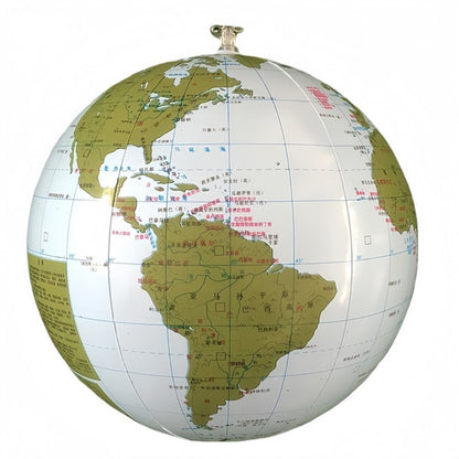 30cm Inflate Globe Beach Ball Toy Map Education Geography Teaching Balloon Props Kid Birthday Gift Water Pool Air Globos Ball
