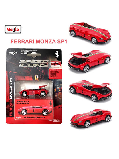 Maisto 1:64 Ferrari SF90 Monza SP1 Carro Modelo Miniatura em Liga de Metal Diecast Brinquedo