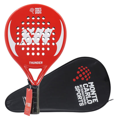 Raquetes de Padel de Carbono Profissionais 3K/12K para Homens, Superfície Áspera com Núcleo de Espuma de Memória Macia em EVA para Treinamento