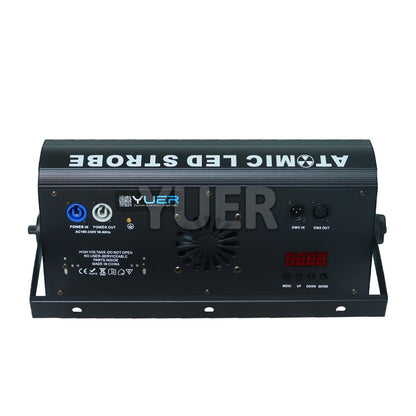 At Mic LED 200W RGBW Strobe Lighting 48+8 Zones Washing Strobe Effect For Dj Disco Home Party Club DMX Control Background Light