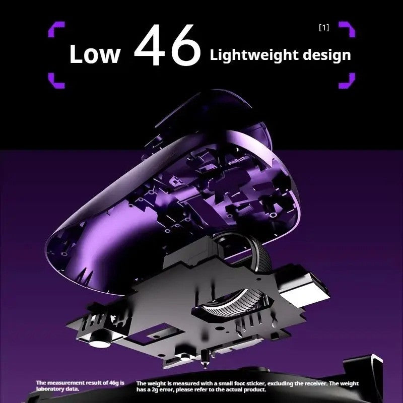 New Atk DUCKBILL Ultra Lightweight PAW3950 Wireless Gaming Mouse Esports Dual-Mode Ergonomic Long-Lasting Battery RGB Mouse Gift