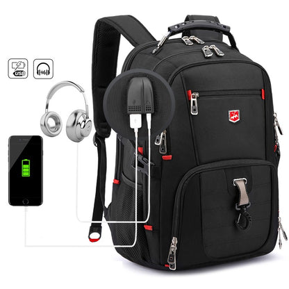 Waterproof Men's Backpack 17/20 Inch Laptop Backpacks School Travel Bag Swiss-style Large Capacity Business bagpack Male Mochila