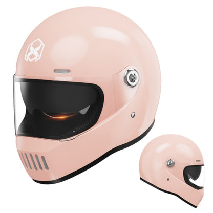 Electric Motorcycle Helmet Winter Warm HD Dual Mirror Anti-fog Retro Sun Protection Riding Full Helmet