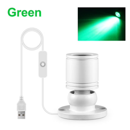 Colorful Led Spotlight USB 5V Mini Ceiling Spot 1W Showcase Pattern Showcase Light Room Decor