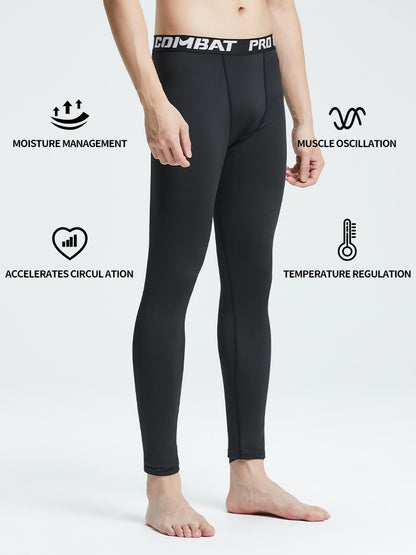 Mens Compression Pants Tights Cool Dry Leggings Sports Baselayer Running Tights Athletic Workout Active Shorts