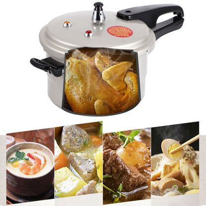20/22cm Kitchen Pressure Cooker With Steaming Layer Electric Stove Gas Stove Explosion Proof Safety Cooking Utensils Outdoor Pot