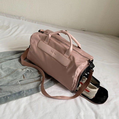 2024 New large Capacity Portable Handbag Leisure Fitness Sports Travel Bag Korean Fashion Receive Gym Bag