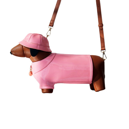 Purses and handbags For Women Designer Leather crossbody shoulder bag Purse Cute dog shape Evening Party bag Women's bag