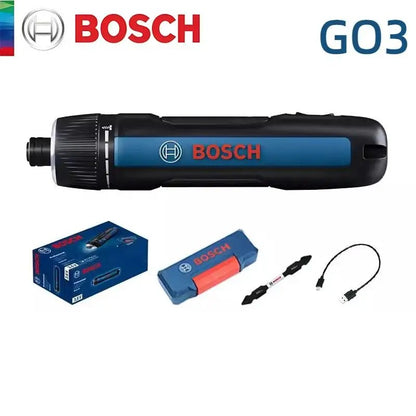 Parafusadeira Bosch GO 3 Elétrica Conjunto 3.6V 5Nm Mini Furadeira Sem Fio Recarregável Chave de Fenda Ferramenta Elétrica Multifuncional Bosch