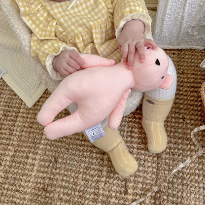 2024 New Little Bear Cloth Art Doll Cute and Creative Cloth Doll Doll Doll Adorable Baby Comfort Toy