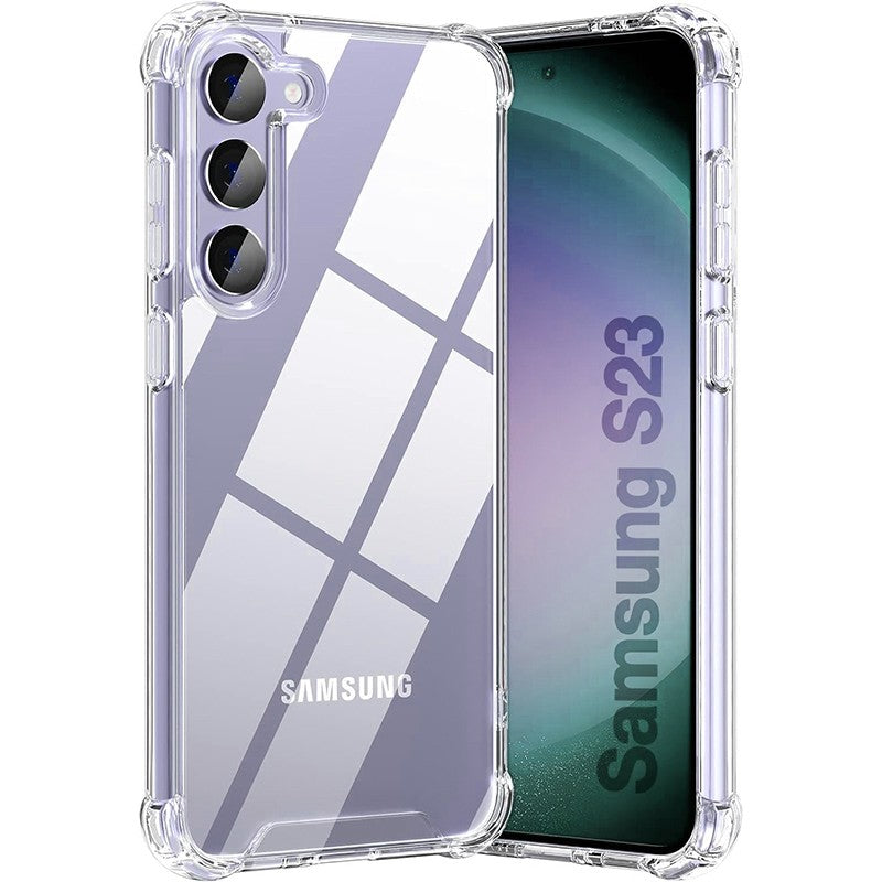 Capa Híbrida Antichoque Para Samsung Galaxy S26 S25 FE S24 S23 S21 S22 Plus Ultra Capa Dura Transparente Para Samsung A56 A36 A54 A53