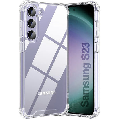 Capa Híbrida Antichoque Para Samsung Galaxy S26 S25 FE S24 S23 S21 S22 Plus Ultra Capa Dura Transparente Para Samsung A56 A36 A54 A53