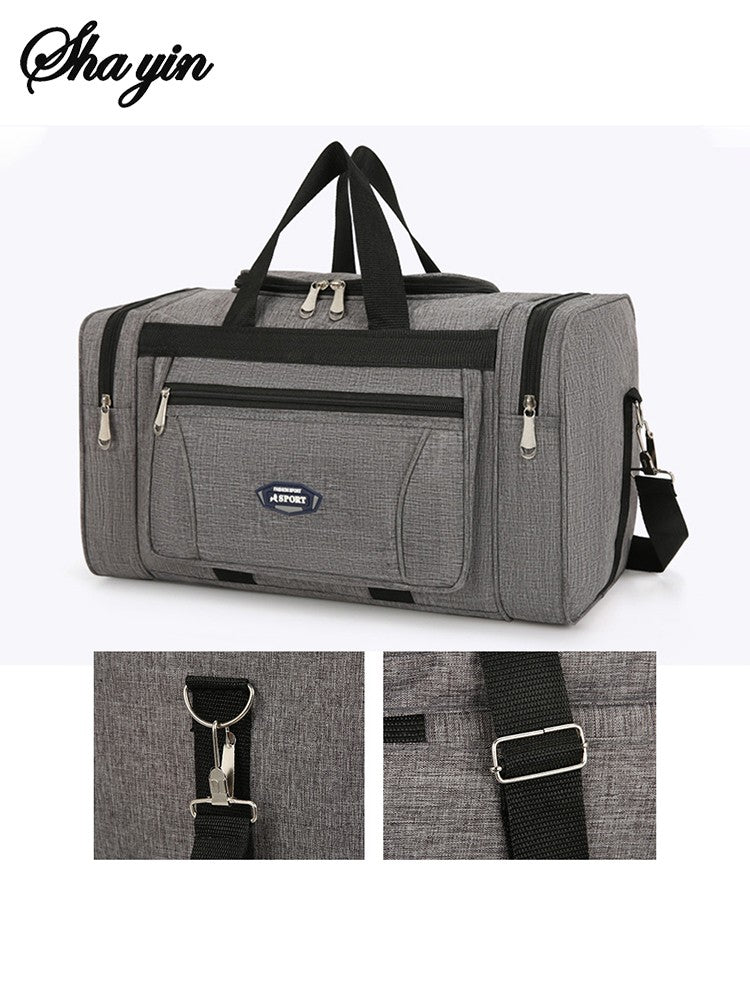 Oxford Waterproof Men Travel Bags Hand Luggage Big Travel Bag Business Large Capacity Weekend Duffle Travel Bag Fitness Bag