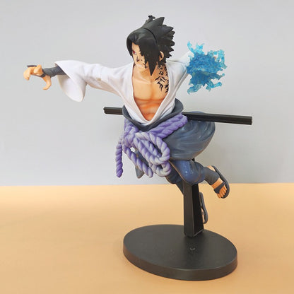 Brinquedos de Anime Naruto Sasuke Boneco de Ação 20CM Desenho Animado Uchiha PVC Coleção Estatueta Decoração de Mesa Modelo Bonecas Presentes de Aniversário