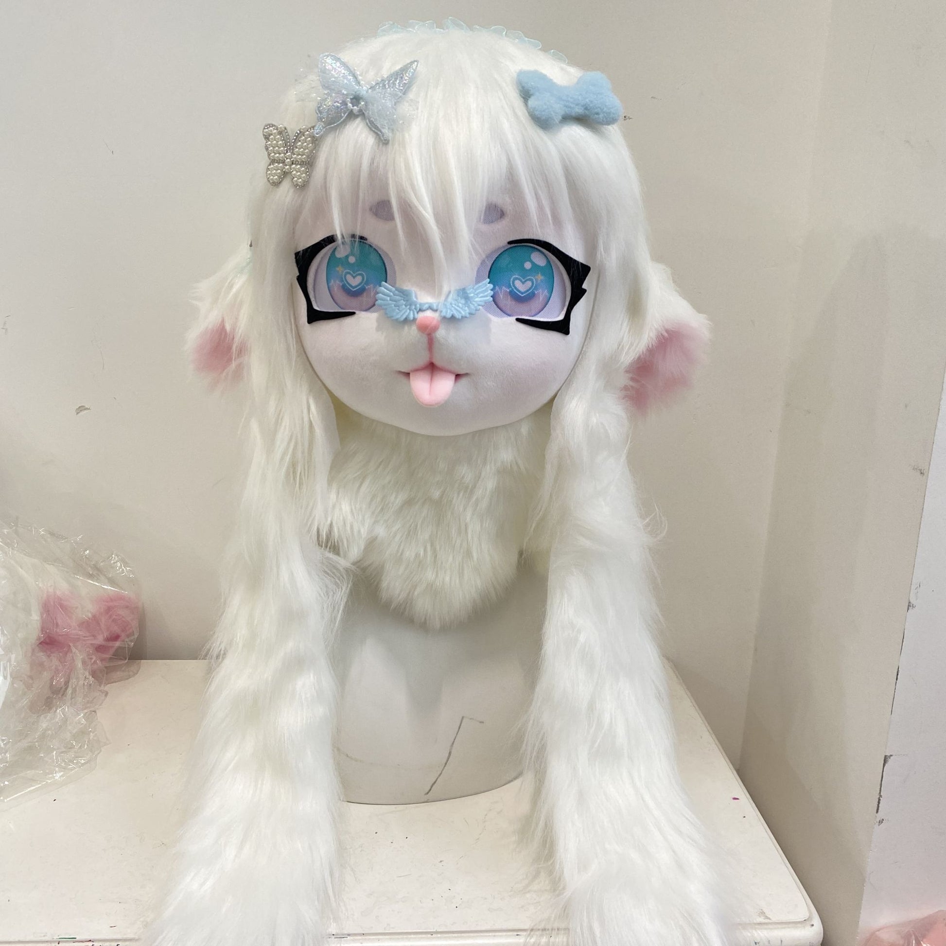 Fursuits head animal head Sheep furry head cute dog head halloween role-playing costume cosplay comic exhibition masks