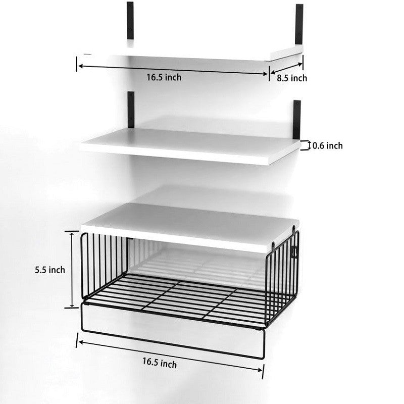 Wall Mounted Floating Shelves 3 Wood Bathroom Shelves Farmhouse Floating Shelf Bathroom Accessories for Bedroom