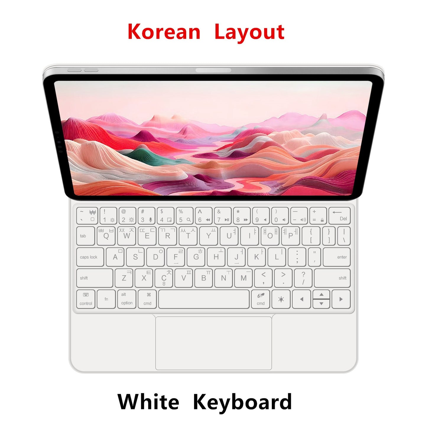 Capa Smart Magnetic Book Folio Magic Keyboard para iPad 11ª 10ª Geração 2025 iPad A16 11ª 11" A3354 A3355 A3356 A2696