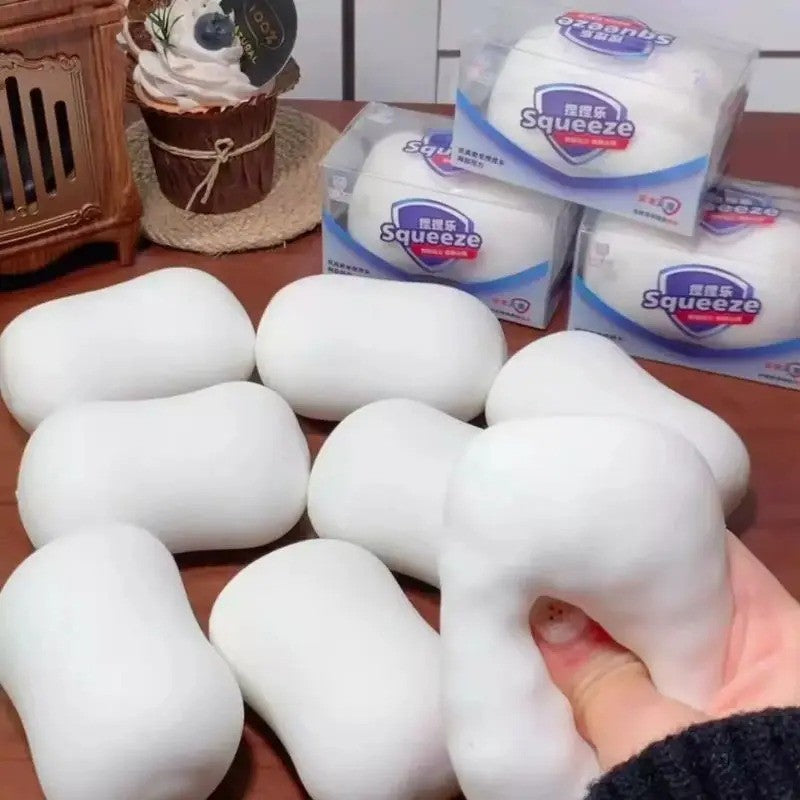 -Crunchy Soap Ball Squishy Stress Ball Filled Soft Squeeze Fidget Toy Anti-Stress Anxiety Relief Hand Decompression Toy