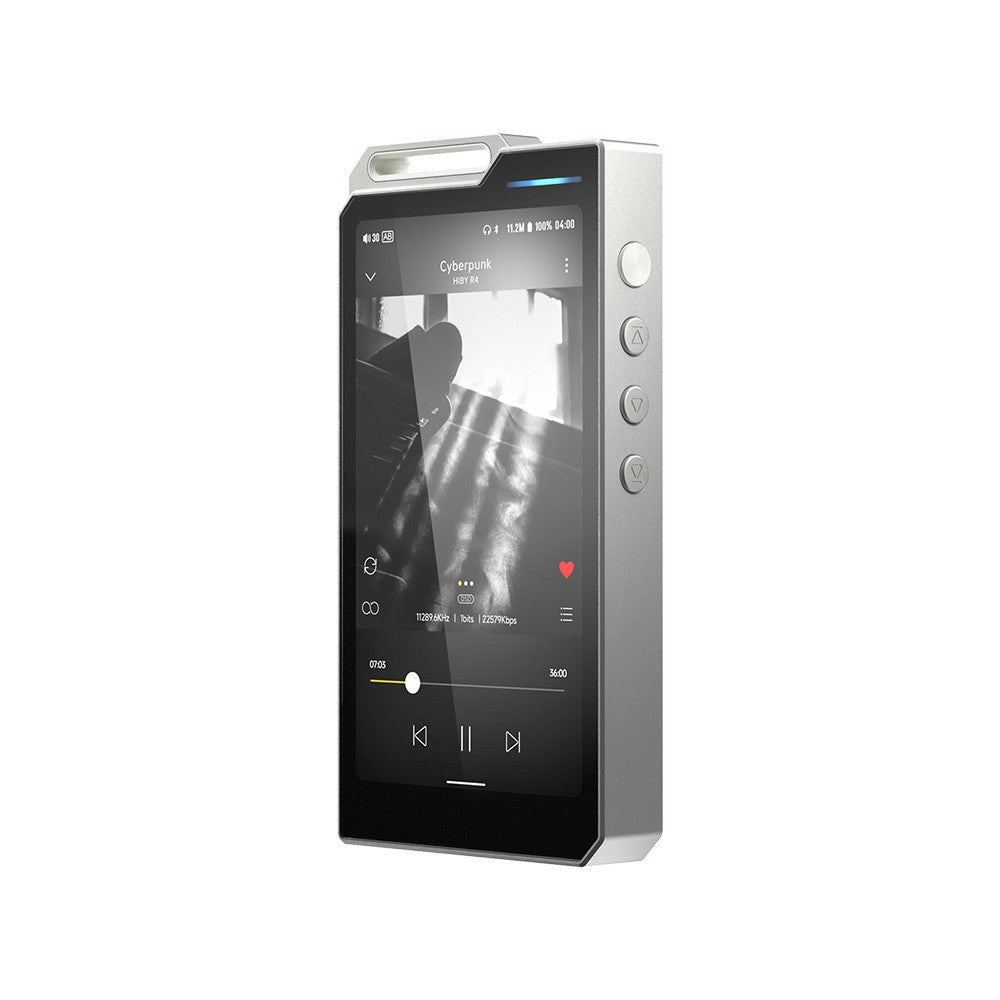 HiBy R4 ES9018Q2M*4 Android12 HiFi Music Player MP3 Áudio Bluetooth WiFi DSD256 MQA 16x USB DAC Amplificador de Fone de Ouvido 11hr 4.7'' OPA1652