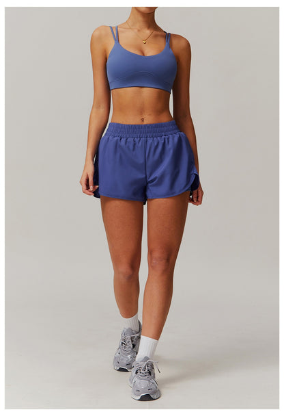 Yoga Suit 2PCS Sports Set Women Gym Set Women Tracksuit Running Workout Zipper Long Sleeve Shorts Yoga Clothing Athletic Wear