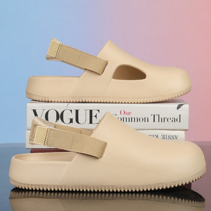 2025 New Casual EVA Sandal Men'S Non-Slip Flip-Flop Mule Design Comfortable Breathable Slip-On Lazy Shoes Adults Home Slippers