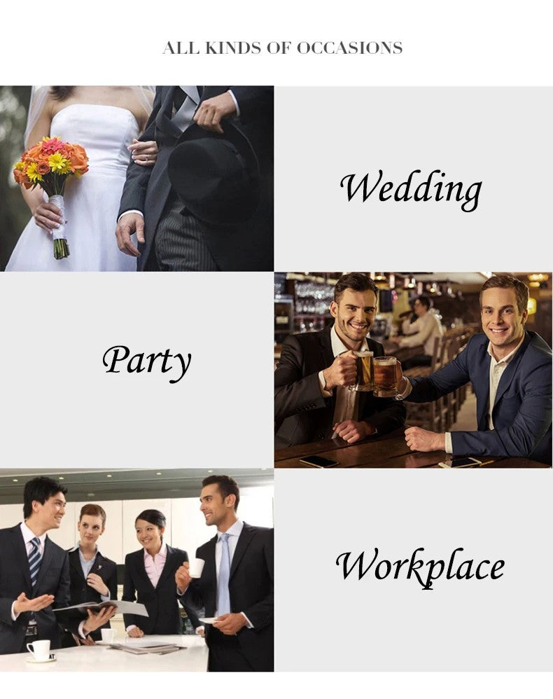 Blazer New Men's Fashion Business Solid Color British Style Professional Work Groom Wedding Dress Best Man Blazer Jacket