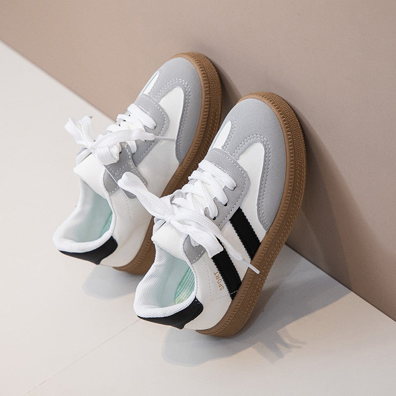 Children Tennis Shoes 2025 New Simple Kids Sneakers for Girls Patchwork Non-slip Boys Causal School Running Sneakers Non-slip