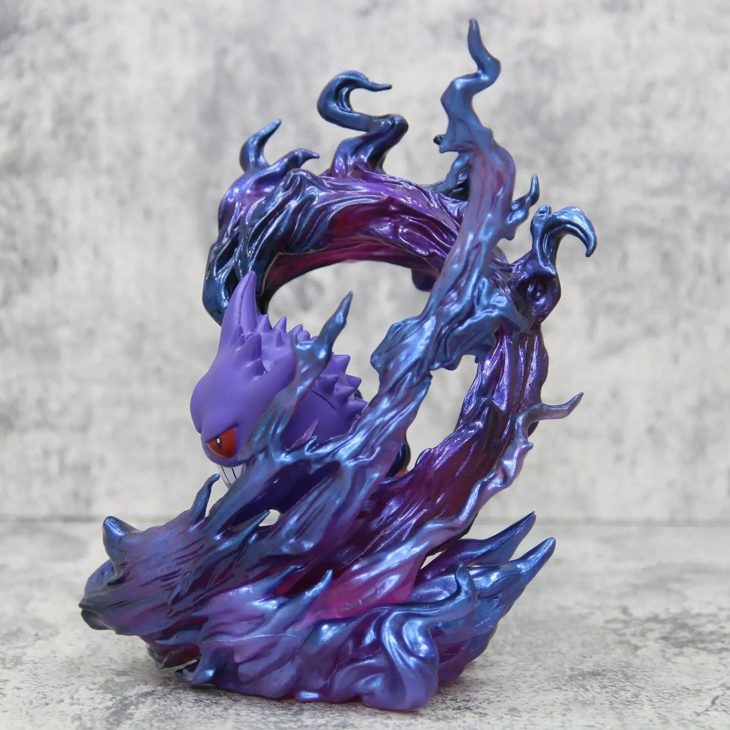 Estatueta de Pokémon Gengar de 18cm, Modelo de Ação de Anime, Estátua Colecionável para Exibição, Presente de Halloween, Natal e Aniversário