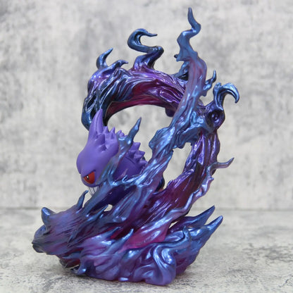 Estatueta de Pokémon Gengar de 18cm, Modelo de Ação de Anime, Estátua Colecionável para Exibição, Presente de Halloween, Natal e Aniversário