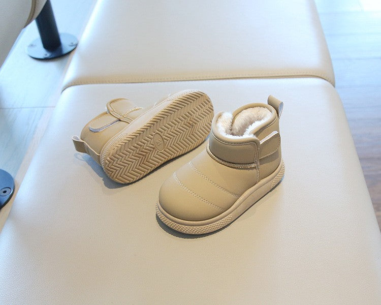 Autumn Winter Baby Boys Girls Snow Boots Children Outdoor Plush Shoes Anti-Slippery Infant Casual Shoes Waterproof Kids Boots