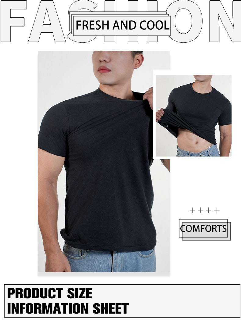 Men Women O Neck T-shirt High Qualtity Cotton Tee Solid Color Short Sleeved T Shirts Black White Breathable Clothing Couple Tops