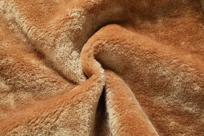 Winter Men's Suede Leather Coat High Quality Thick Fleece Warm Leather Jacket Fashion Turn Down Collar Male Loose Casual Coats