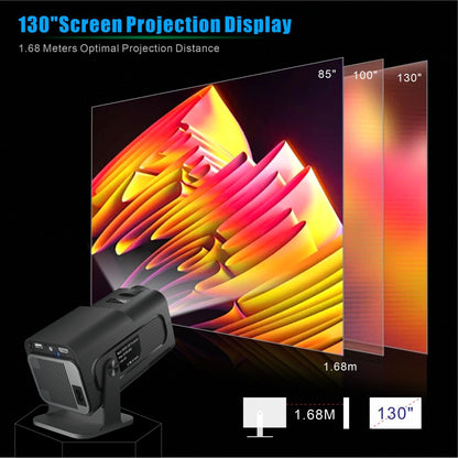 Salange HY320 MINI Projetor Android 11.0 LED Beamer Home Cinema 300ANSI 720P WIFI Smart TV HD 1080P 4K Filme