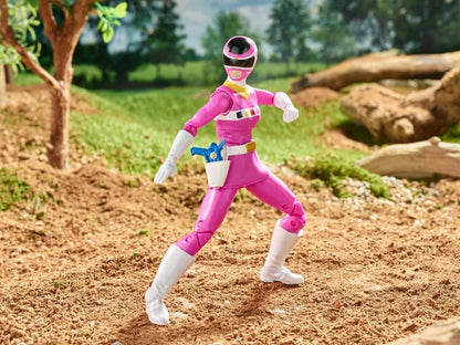 Power Rangers Lightning Collection Ranger Zeo Amarelo, Ranger Fantasma do Espaço, Ranger Rosa Dino Charge, Ranger Verde - Bonecos de Ação