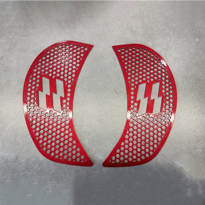 Road Faith Motorcycle Fairing Mesh Grill Side Vent Screen Front Side Grill for 2015-up Harley Touring Road Glide CVO Road Glide