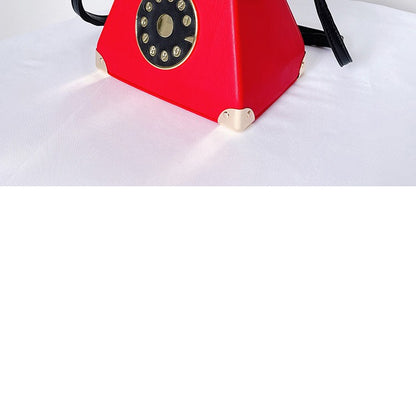 Handle Telephone Shaped Women Evening Handbags Designer Party Clutch Purse Chic Shoulder Bags Female Leather Crossbody Bag Totes