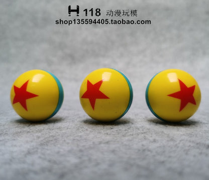 2.5cm Toy Story Mini Bola Elástica de Pu Desenho Animado Pixar Bola para Bater Infantil Brinquedo Bola do Andy Presente Surpresa de Aniversário